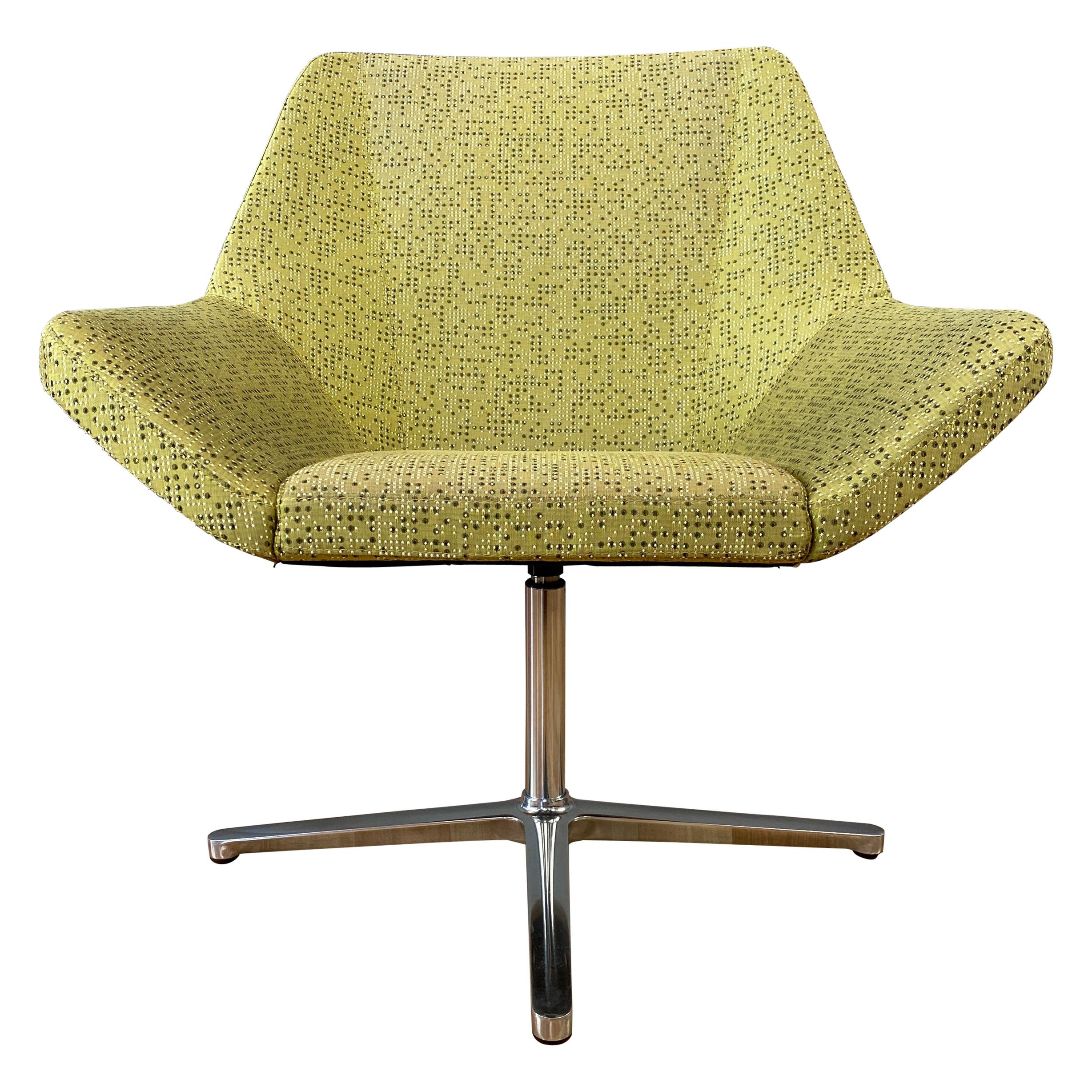 EOOS Designed Cahoots Relax Chair for Keilhauer in Chartreuse B