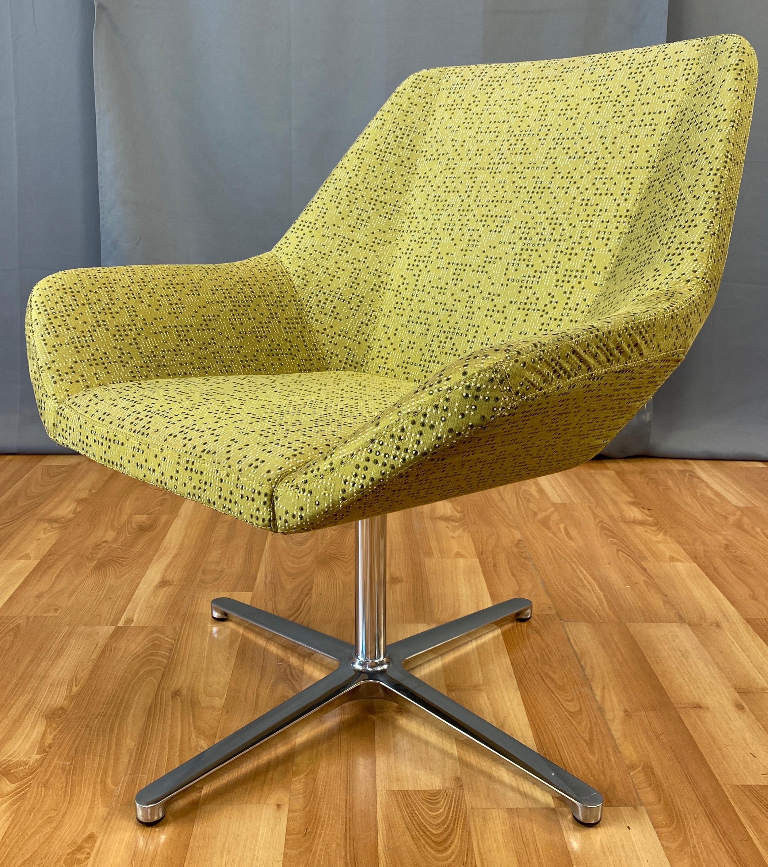 EOOS designed Cahoots Relax Chair for Keilhauer in Chartreuse C 2