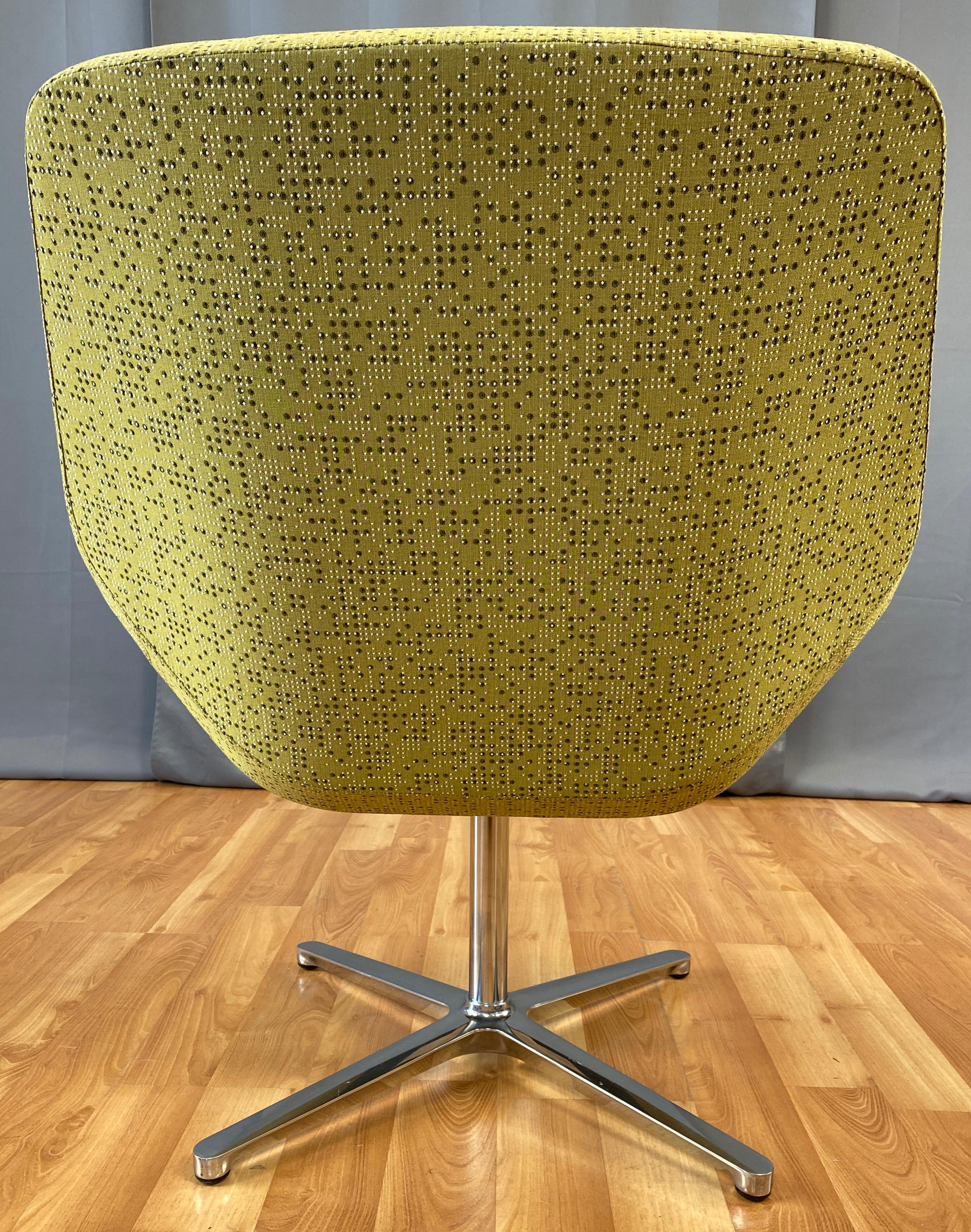 EOOS Designed Cahoots Relax Chair for Keilhauer in Chartreuse D 1