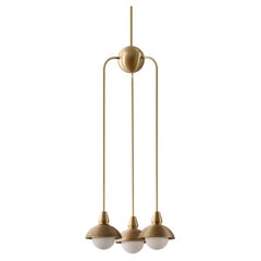 Eos Brass Long Pendant Drop 3 by Bert Frank