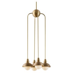 Eos Brass Long Pendant Drop 4 by Bert Frank