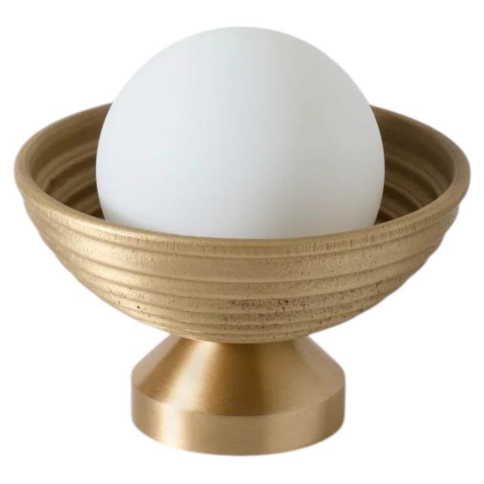 Eos Brass Table Lamp by Bert Frank For Sale
