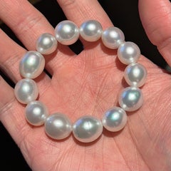 Eostre Australian South Sea oval Pearl Bracelet