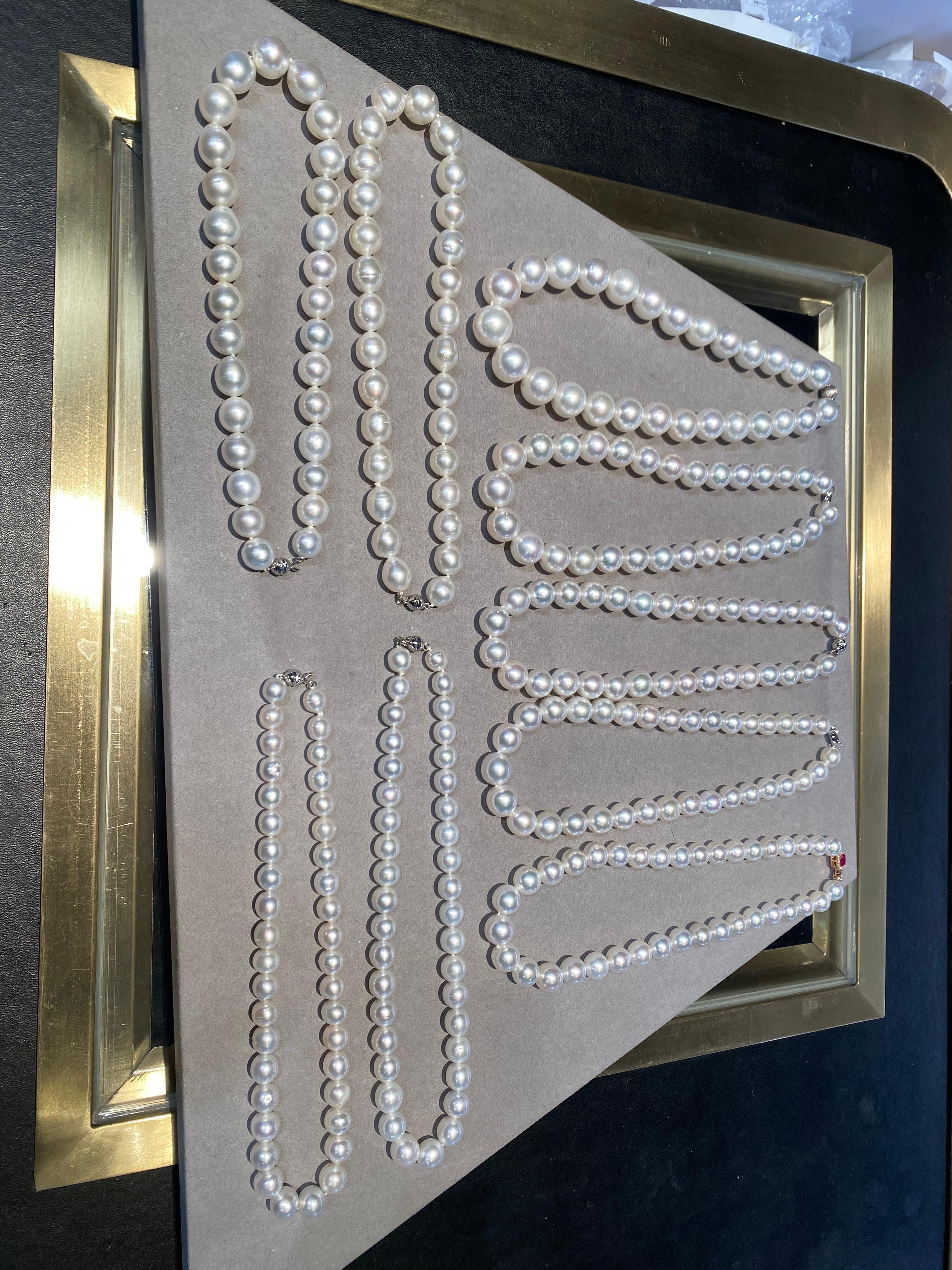 Contemporary Eostre Australian South Sea  Pearl Strand Necklace For Sale