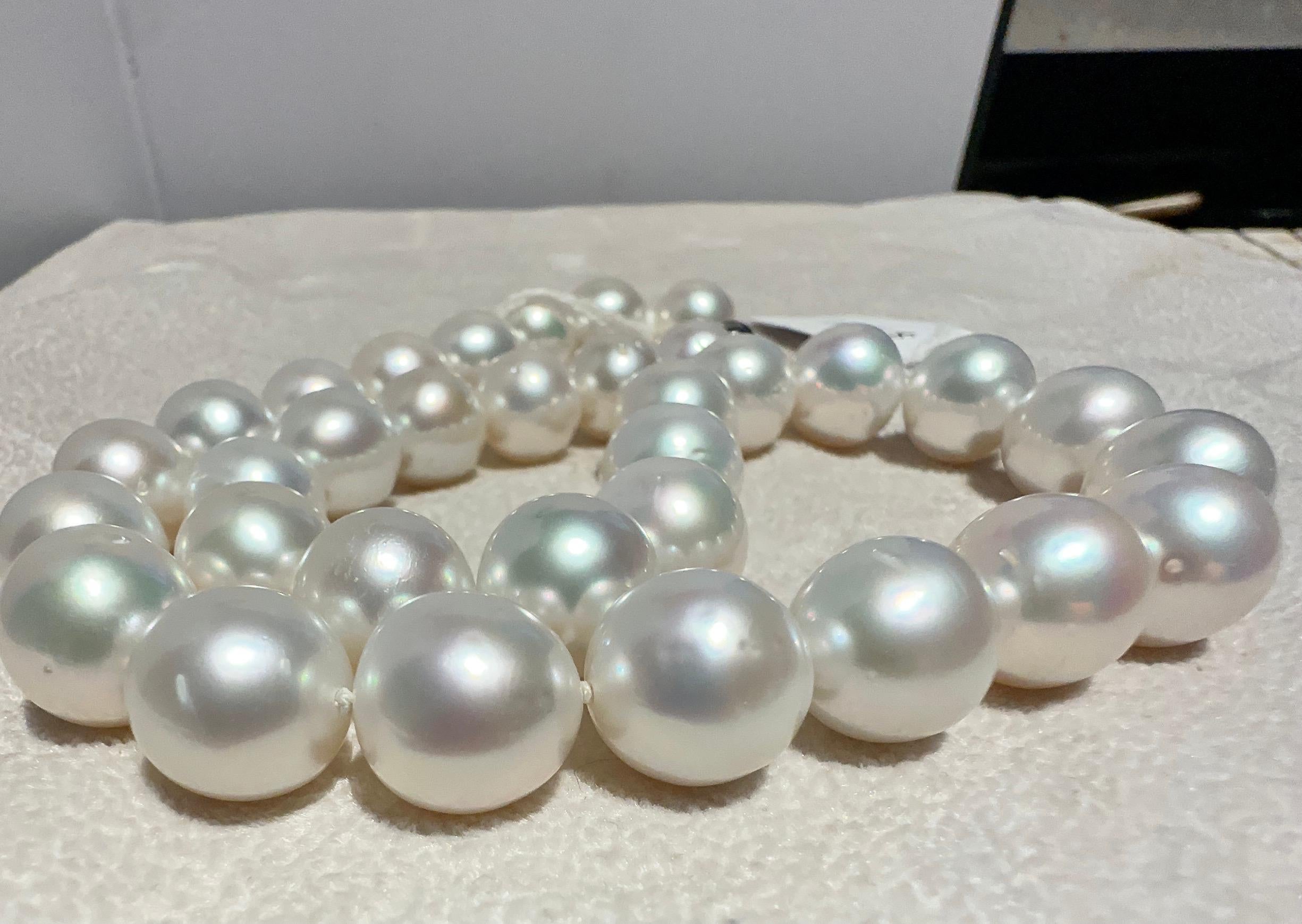 Eostre Australian South Sea  Pearl Strand Necklace In New Condition For Sale In Melbourne, AU