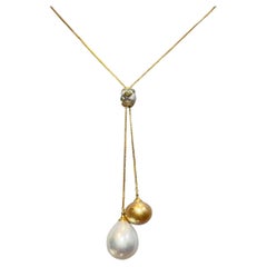 Eostre South Sea Pearls Pendant in Yellow Gold