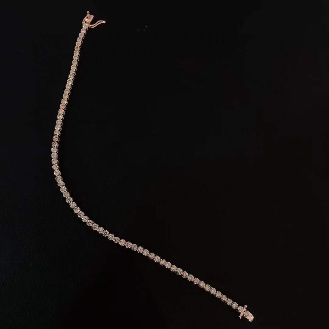 3ct diamond tennis bracelet