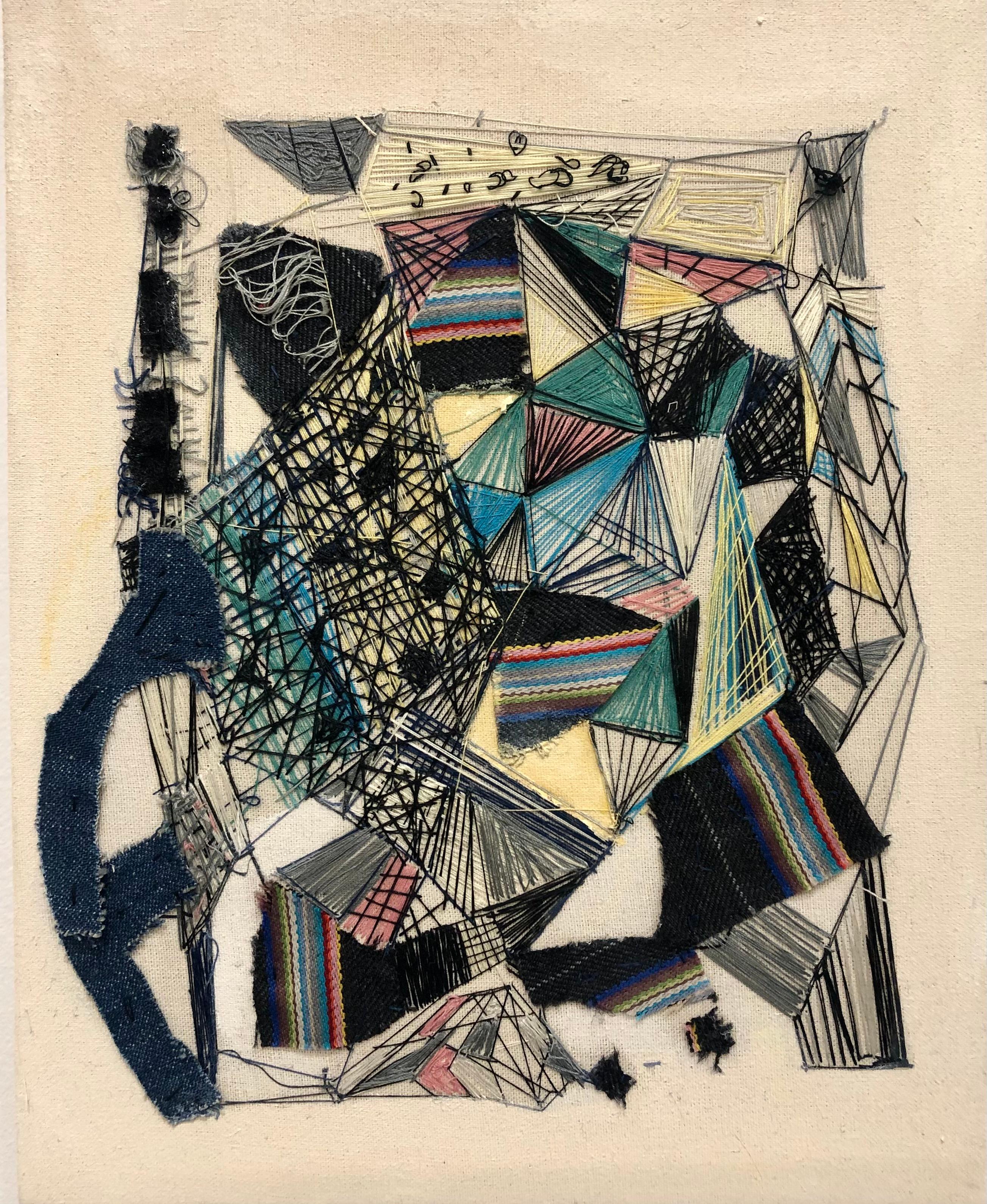 Eozen Agopian Abstract Painting - Jeans and Love