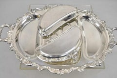 EPCA Old English Silver Plate by Poole 5036 Cutlery Serving Platter Tray