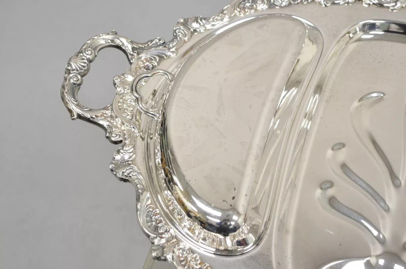 EPCA Plato de plata inglesa antigua de Poole 5036 Cubertería Bandeja de servir en Bueno estado para la venta en Philadelphia, PA