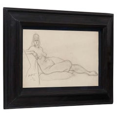 Vintage Ephemeral Beauty: Brassaï's Rare Nude Pencil Drawing, 1944