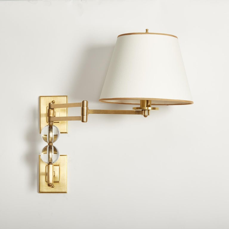 Ephorus Swing Arm Sconces by David Duncan For Sale at 1stDibs