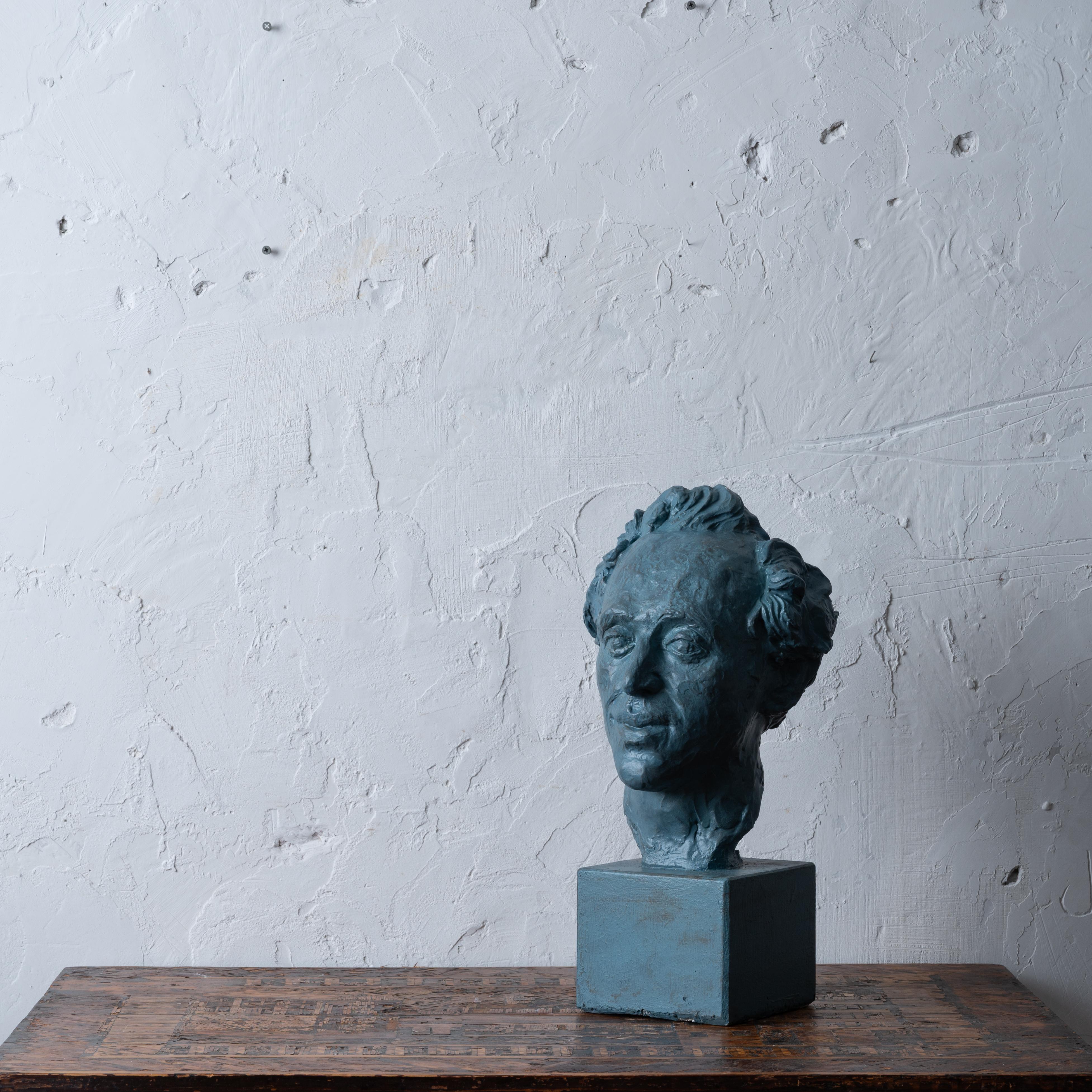 Modern Ephraim Doner Plaster Bust by Florence Fiore For Sale