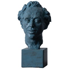 Busto de escayola de Efraín Doner por Florence Fiore