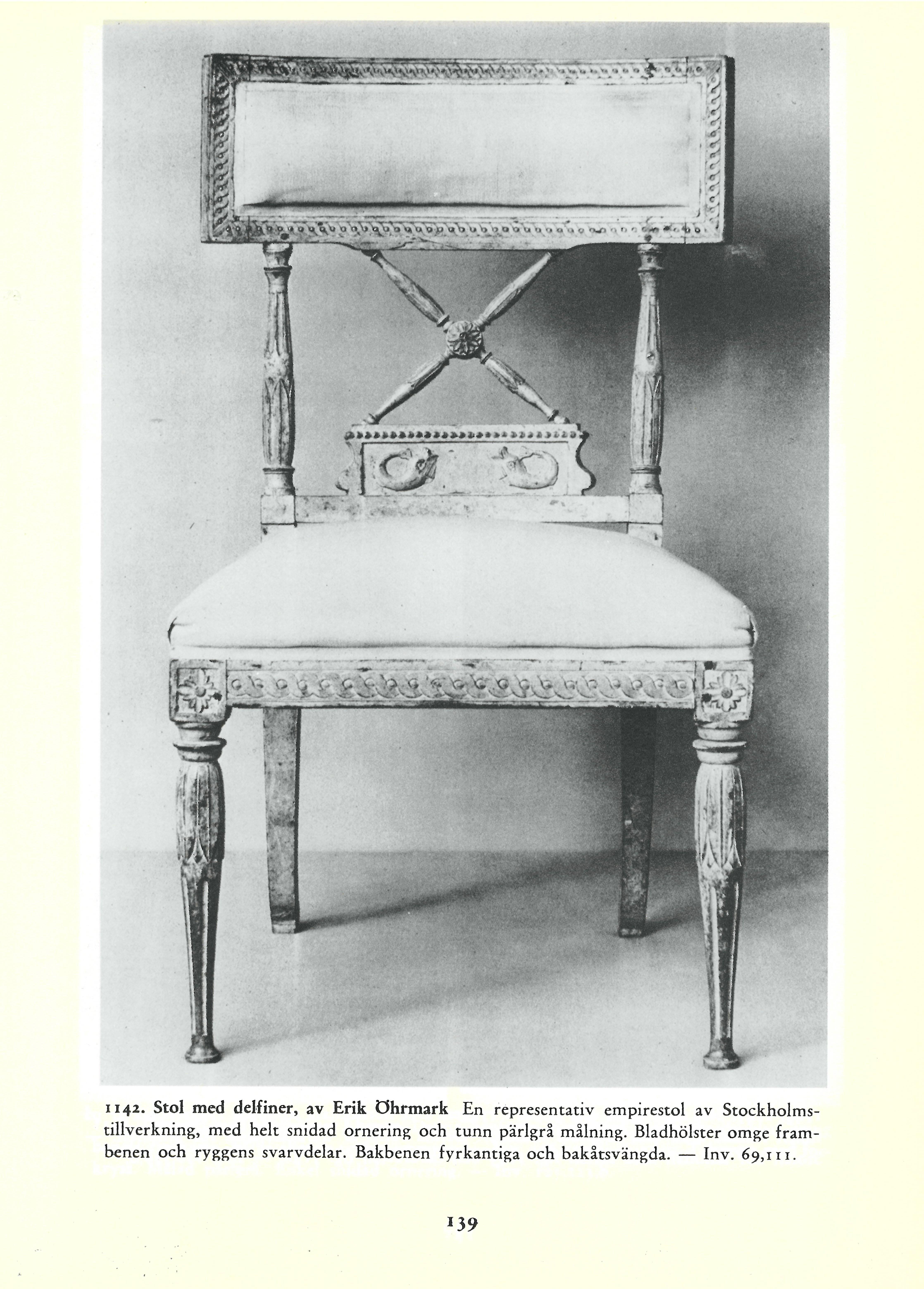 Ephraim Ståhl:: Chaises de la fin de l'époque gustavienne et du début de l'Empire:: paire:: circa 1800 8
