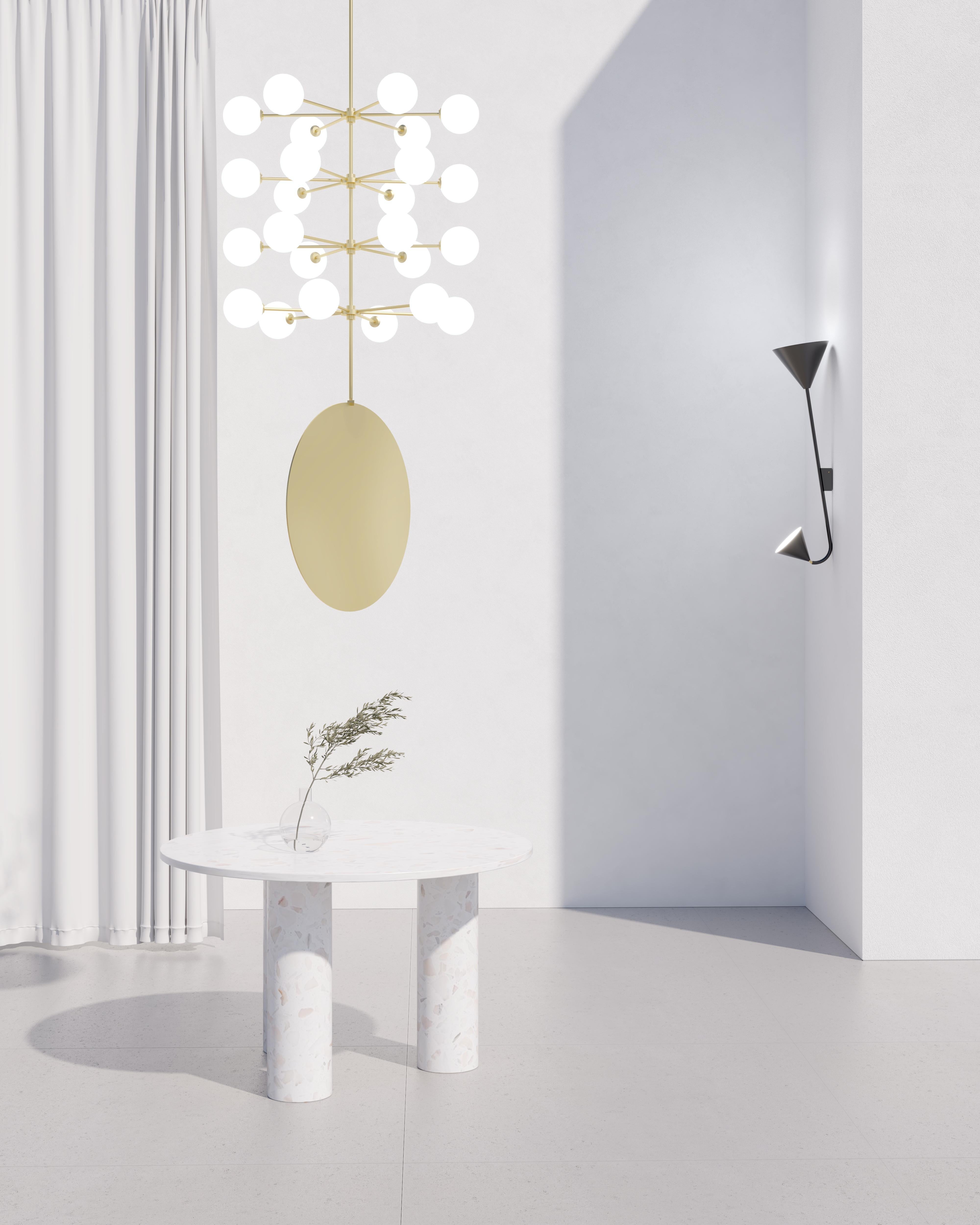 Tedesco Lampada a sospensione Epic Three a 4 file di Atelier Ati in vendita
