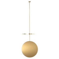 Epic Three Brass Pendant Light by Atelier Areti