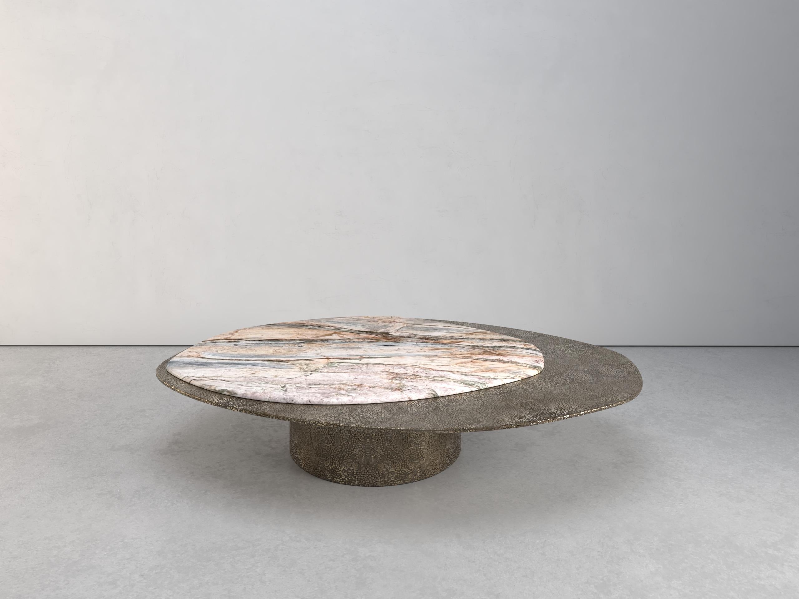 Autre Table basse Epicure XI en quartzite et aluminium en édition limitée de Grzegorz Majka en vente