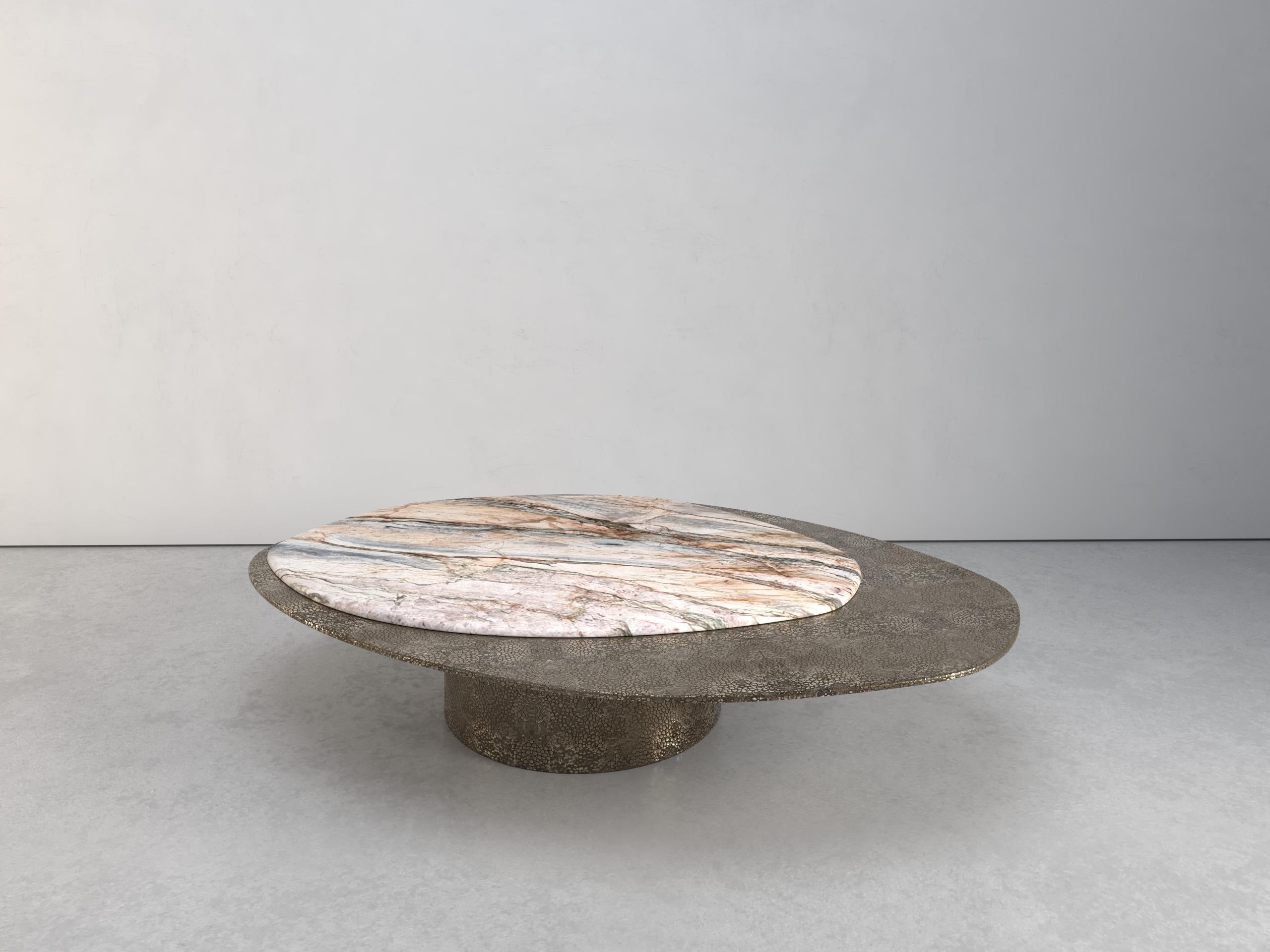 Table basse Epicure XI en quartzite et aluminium en édition limitée de Grzegorz Majka Neuf - En vente à Geneve, CH