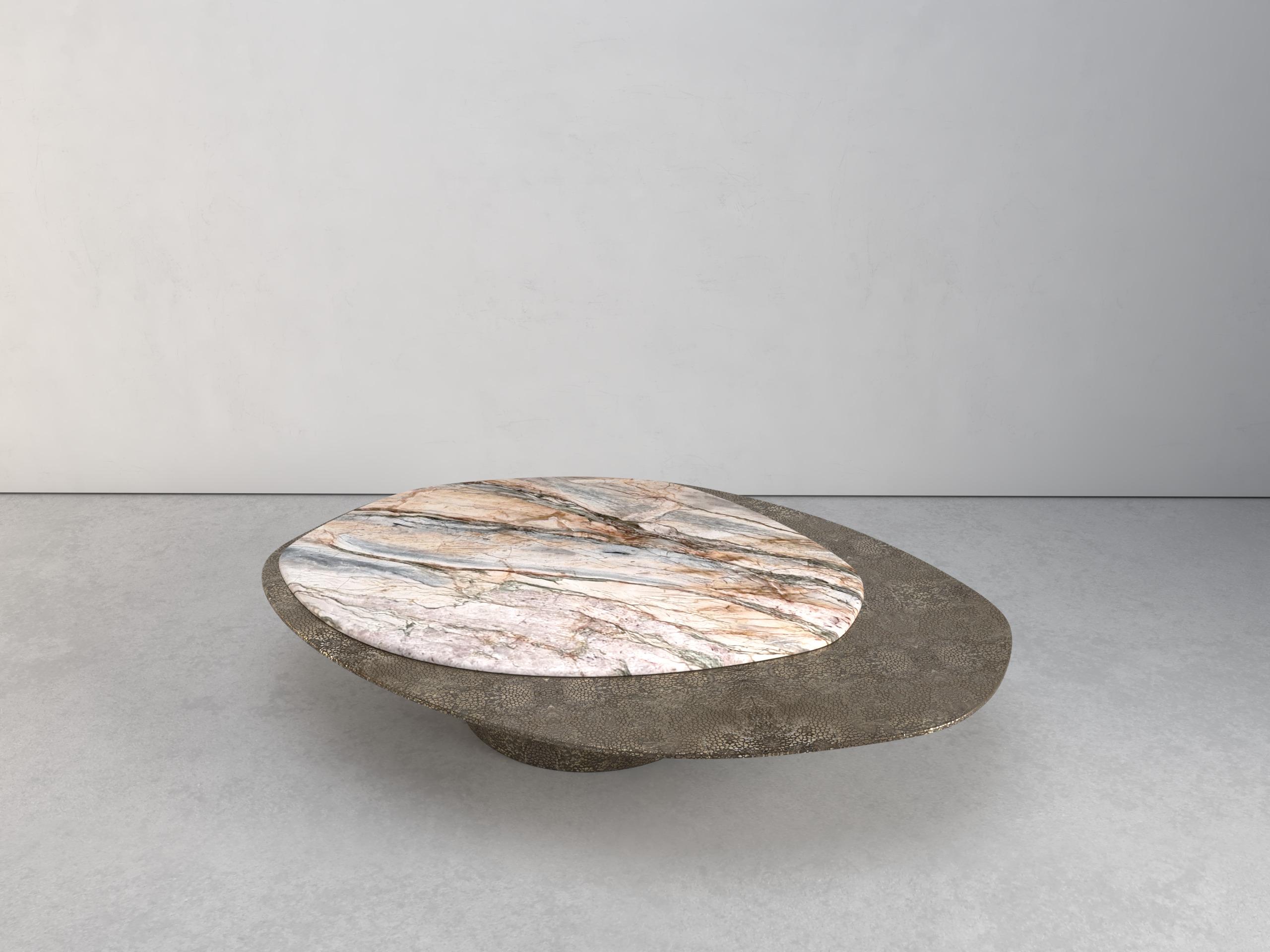 XXIe siècle et contemporain Table basse Epicure XI en quartzite et aluminium en édition limitée de Grzegorz Majka en vente