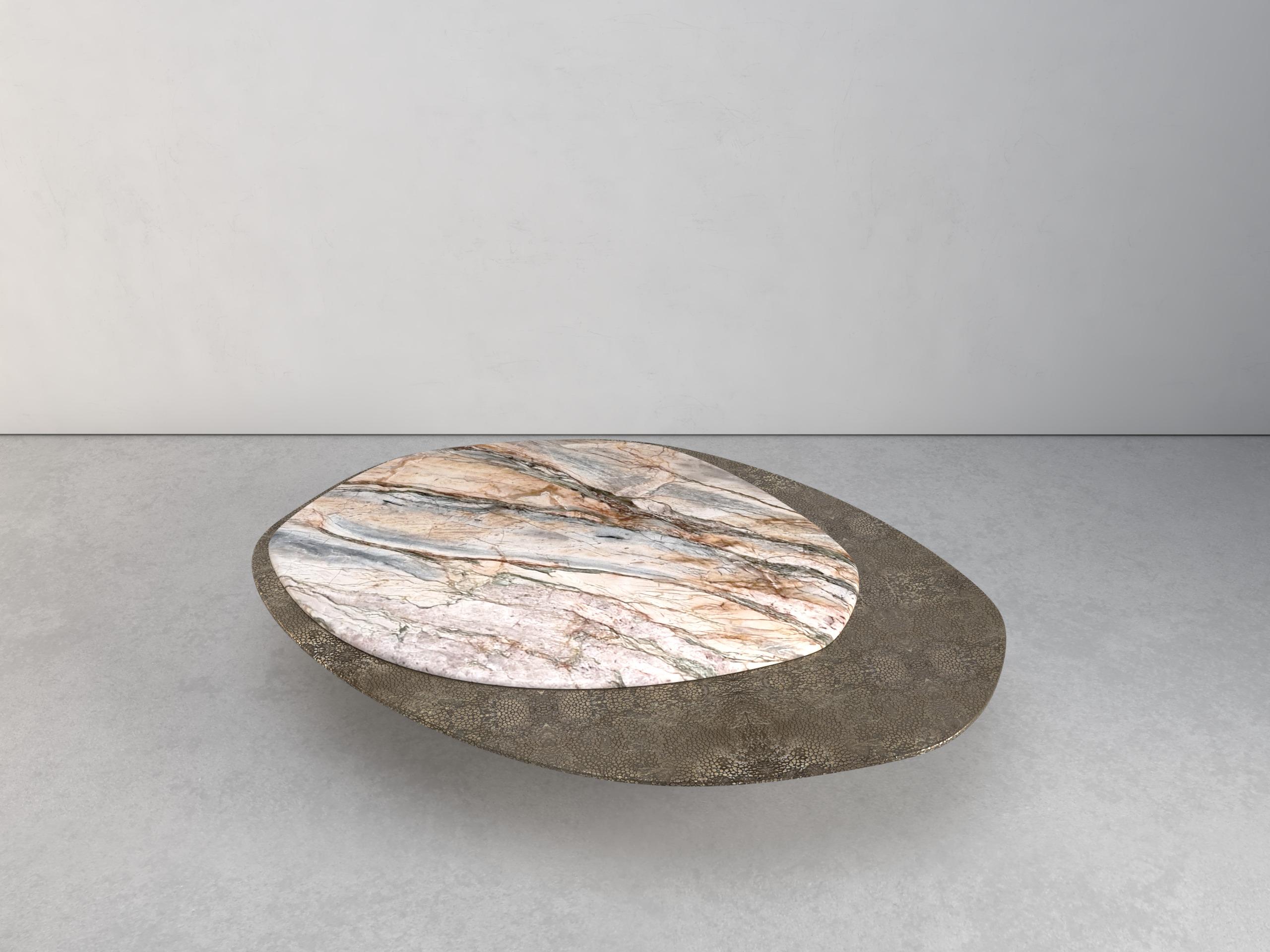 Aluminium Table basse Epicure XI en quartzite et aluminium en édition limitée de Grzegorz Majka en vente