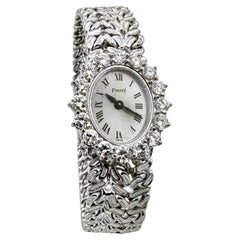 Vintage Epitome of Mid-20th Century Elegance in this Piaget Gold and Diamond Dress Watch