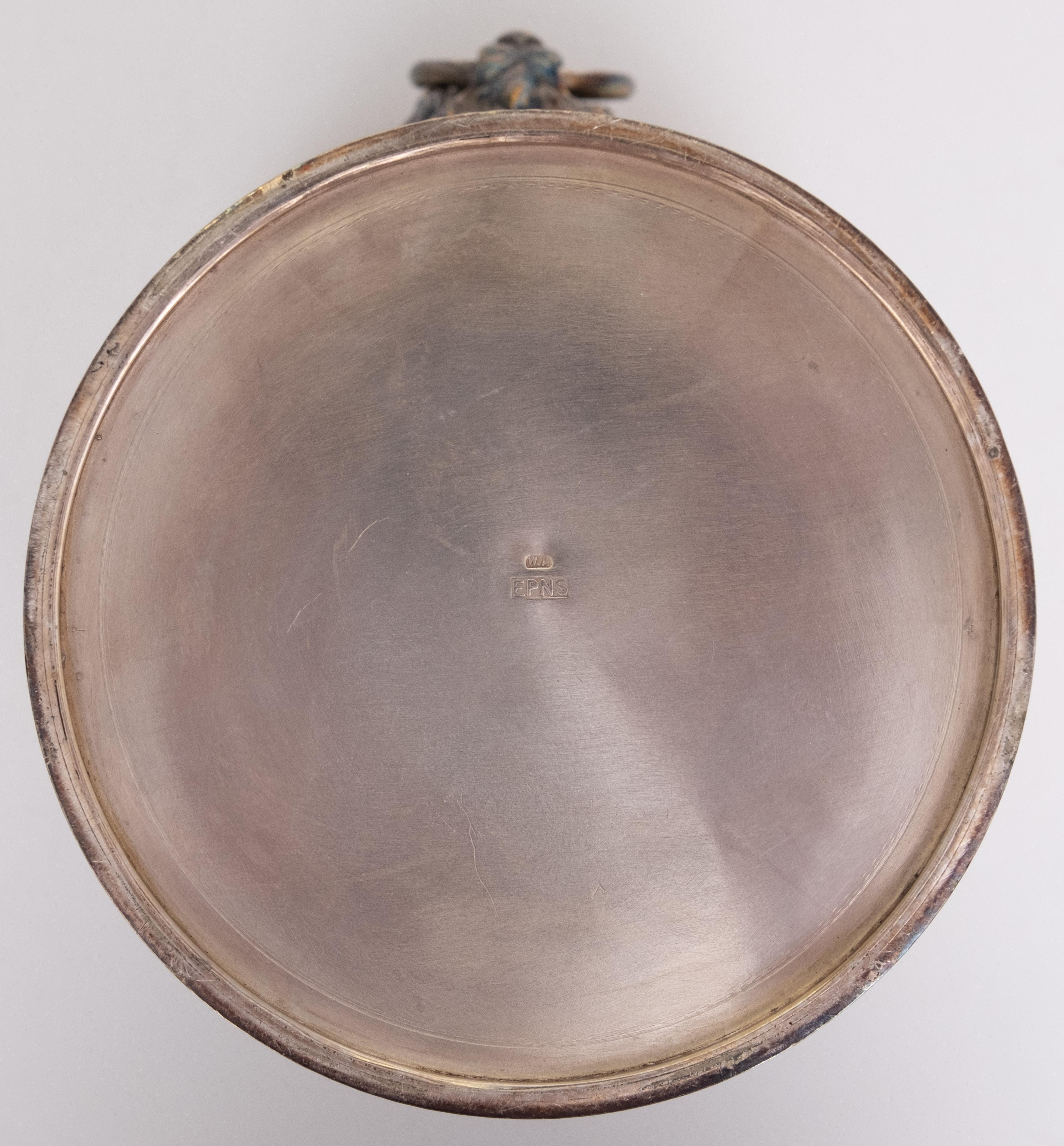 EPNS Raffreddatore per vino a forma di testa di leone placcato in argento anni '50 in vendita 4