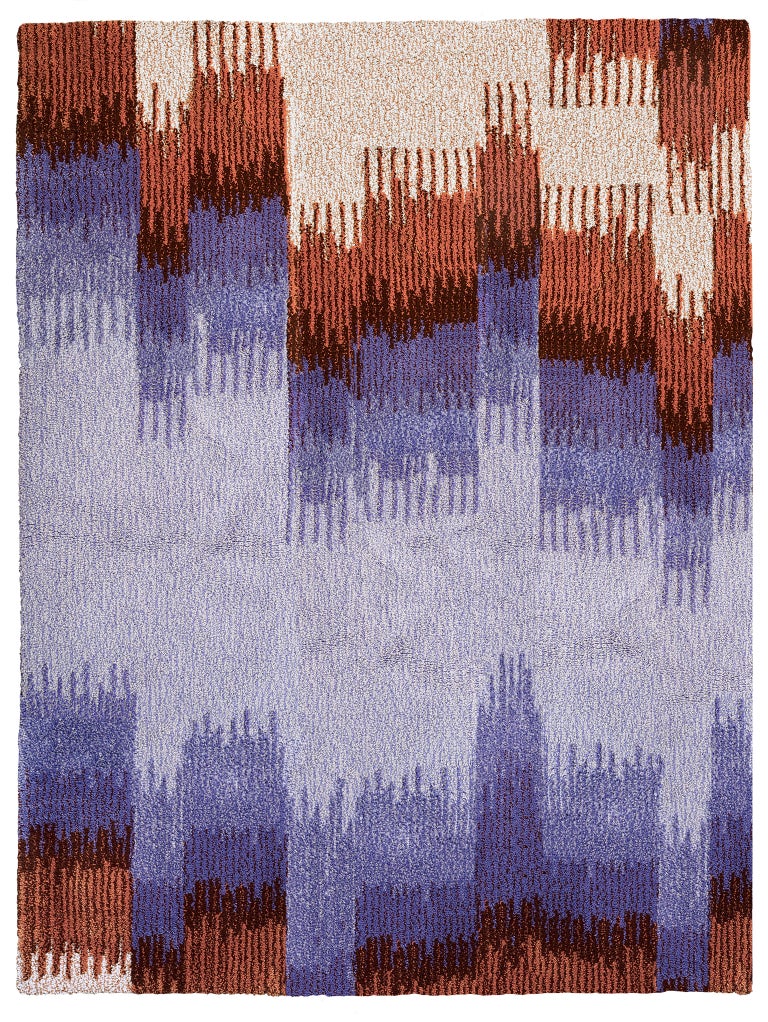 Ash Bordeaux Epoca Due Rug by Alissa + Nienke For Sale at 1stDibs