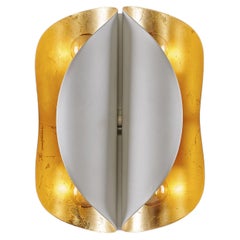 Epoca Lampadari 4000/A4 4-Light White and Gold Sconce