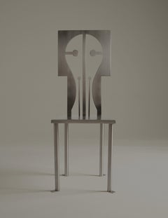 Epona Chair in Stainless Steel by Animate Objects