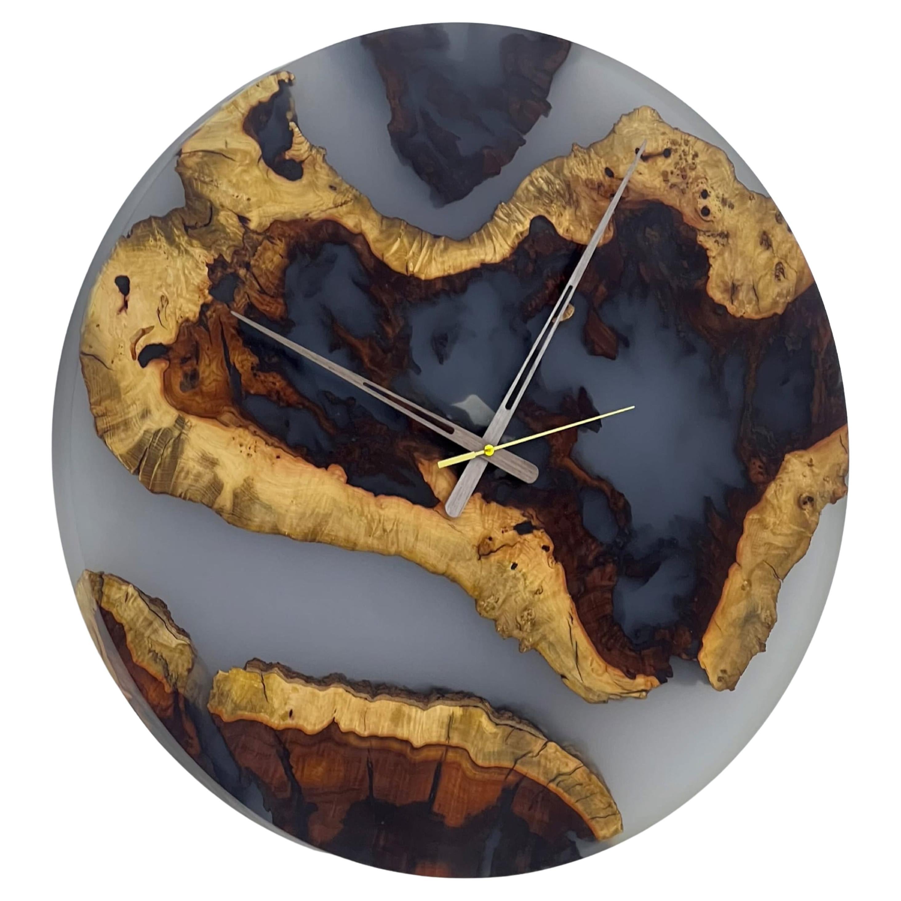 Epoxy Decorative Wall Clock For Sale