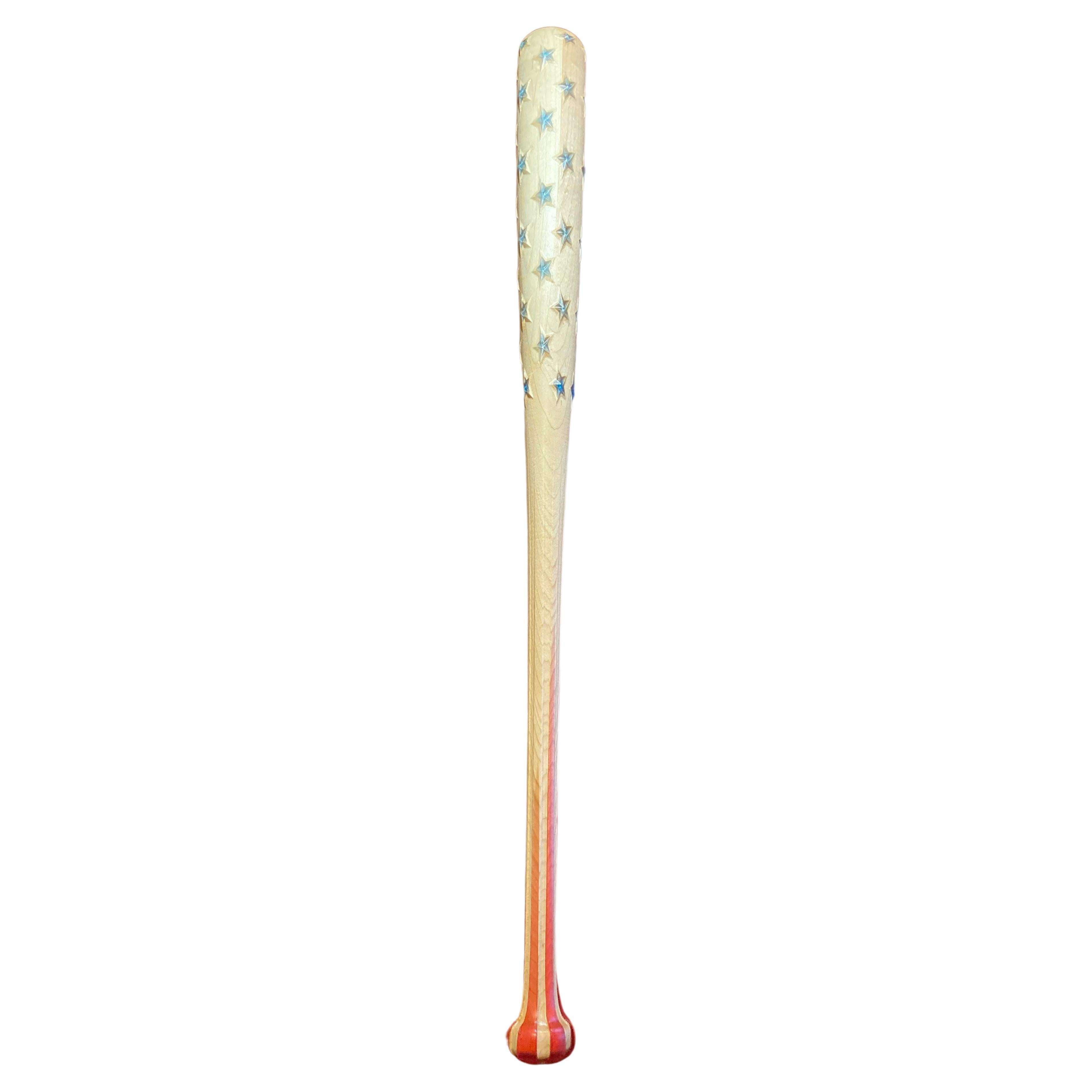 Epoxy Resin American Flag Baseball Bat Sport collectable in stock For Sale