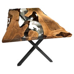 Epoxy Tisch - Epoxy Harz Tisch Rivers Edge Tisch - Harz Holz Tisch