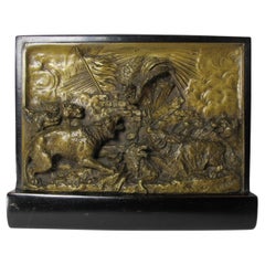 Antique Épreuve Unique En Bronze De De Pierre-Jules Mêne (1810-1879), « Mazagran »