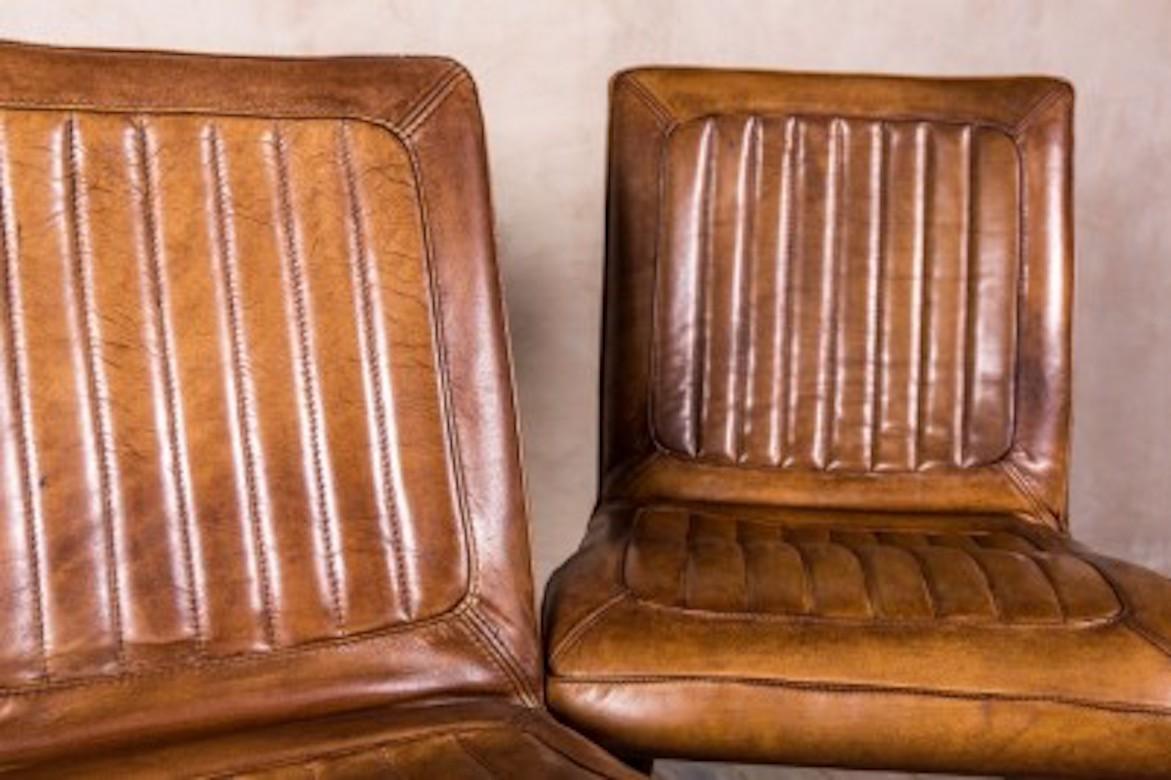 Epsom Vintage Style Leather Chair Range, 20th Century For Sale 1