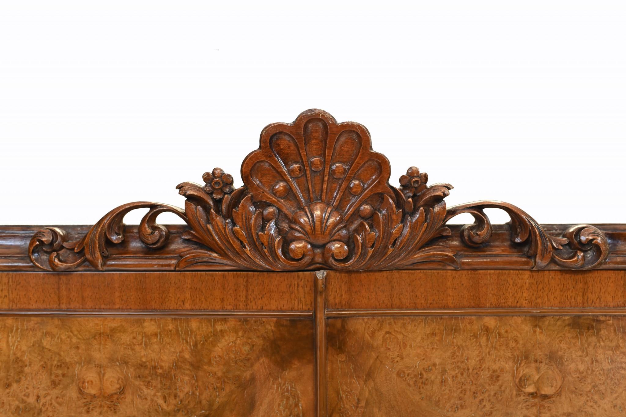 Epstein Deco Cocktail Cabinet Drinks Chest Walnut 1930 en vente 8