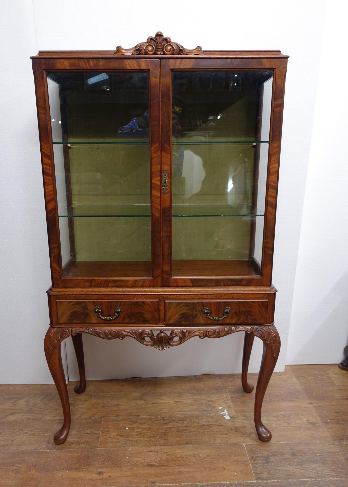 Epstein Display Cabinet Mahogany Bookcase 1930 For Sale 4