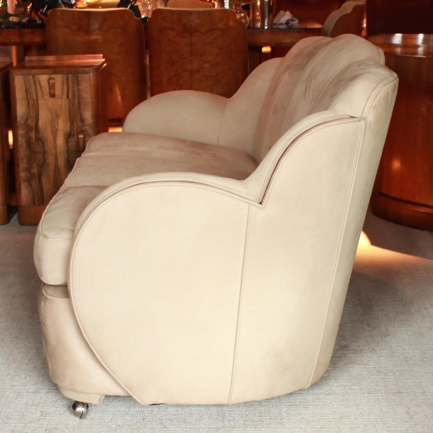 Art Deco Harry & Lou Epstein Three-Seat Sofa