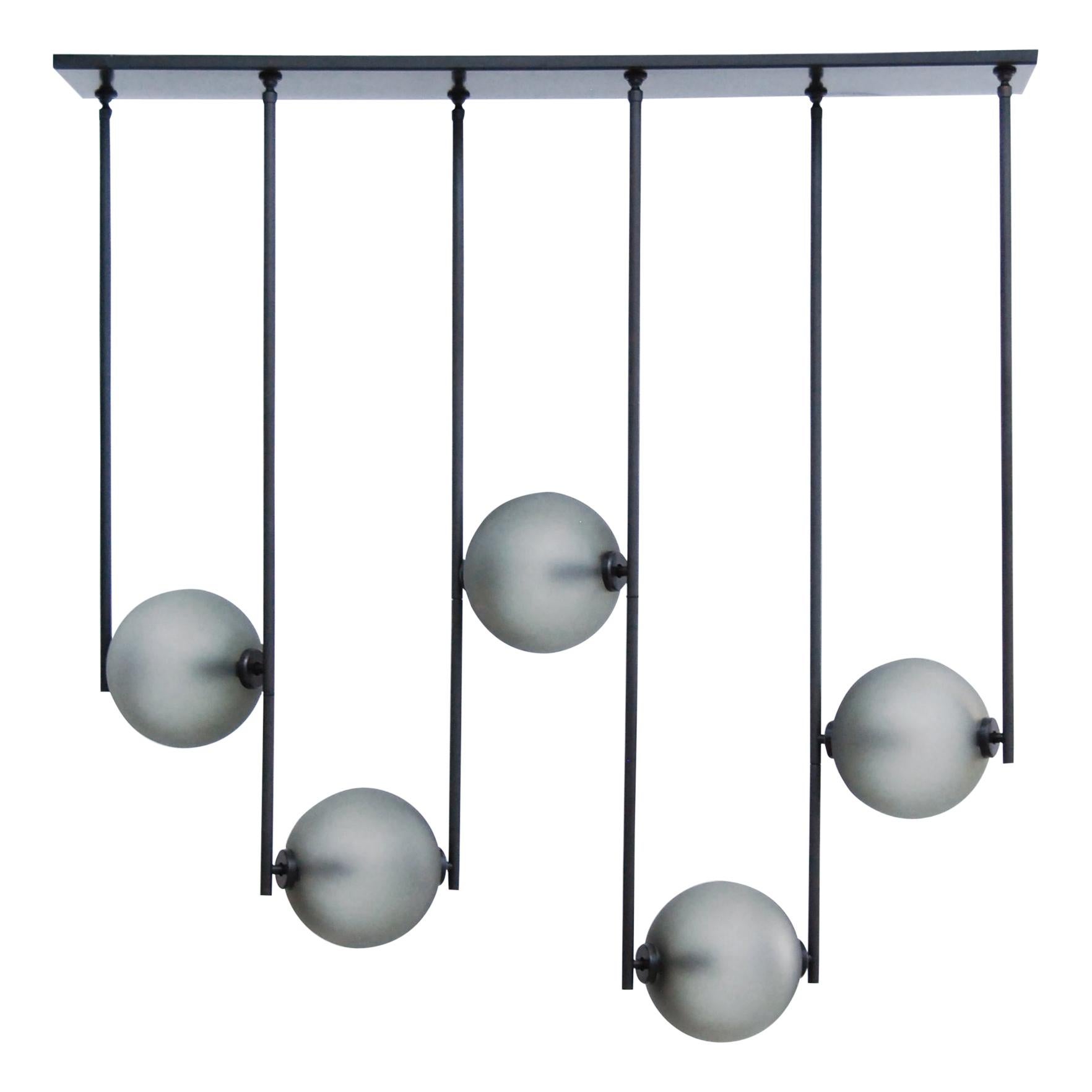 Lampada a sospensione lineare Equalizer 5 pezzi di Ladies & Gentlemen Studio