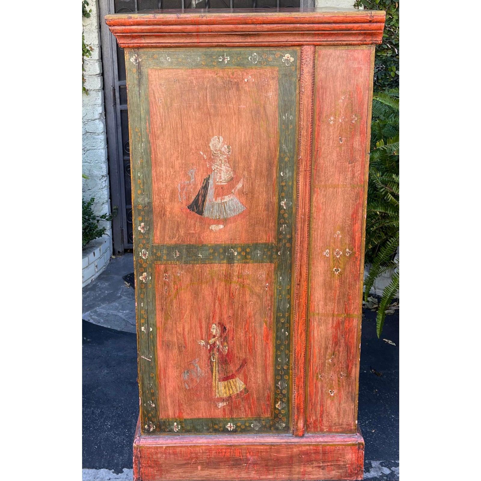 Equator Furniture Company 18th C Style Spanish Colonial Cabinet Mini Armoire In Good Condition In LOS ANGELES, CA