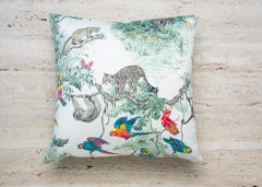 Hermes Pillow Equator Imprime, Leopard Backing