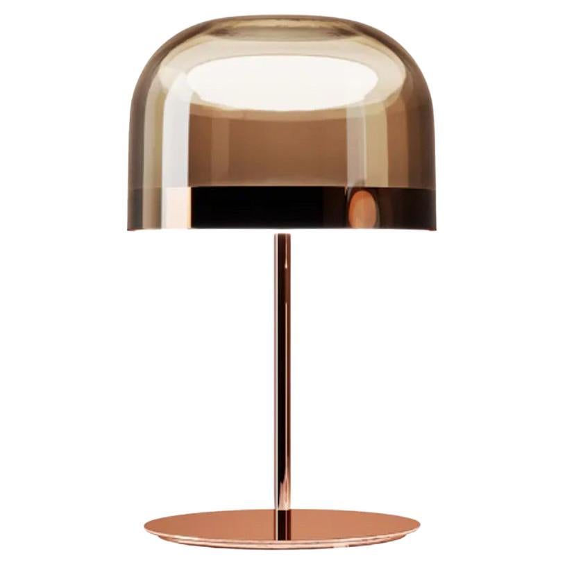 EQUATORE Medium tischlampe Galvanisiertes metallgehäuse Poliertes kupfer by Fontana Arte im Angebot