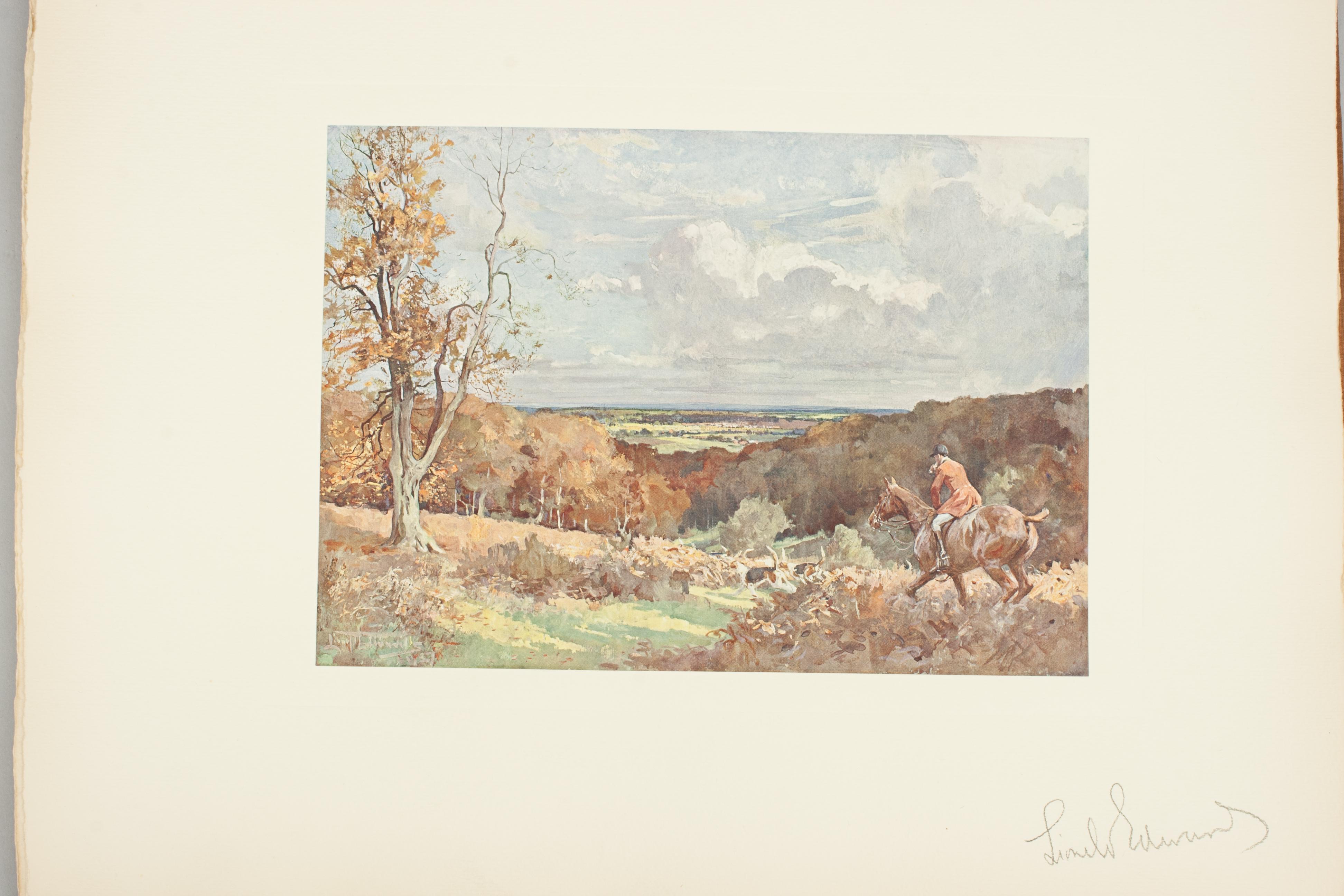 Livre équestre, estampes, « The Passing Seasons » (Les saisons passées) de Lionel Edwards en vente 4