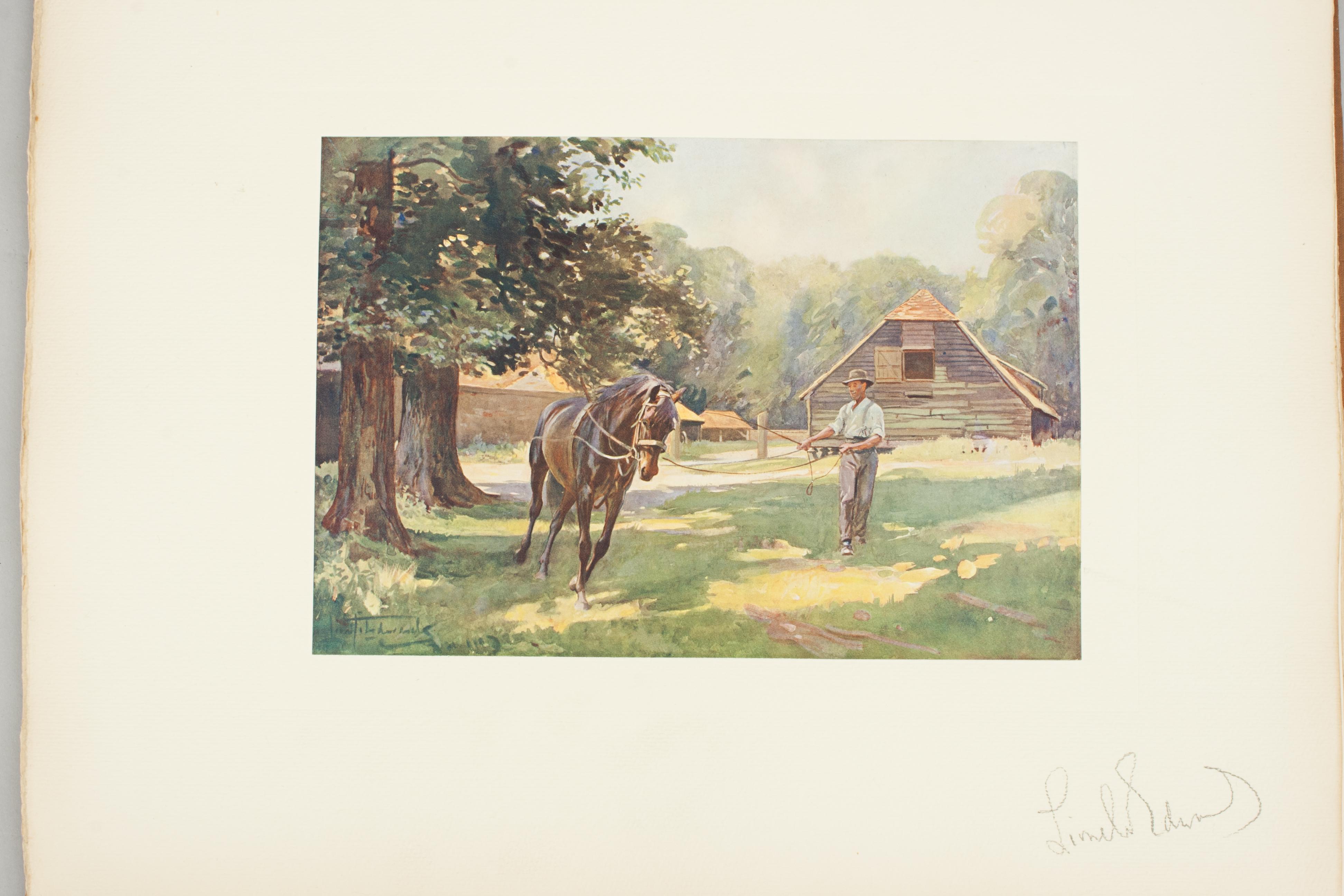 Pferdebuch, Drucke, „The Passing Seasons“ von Lionel Edwards im Angebot 9