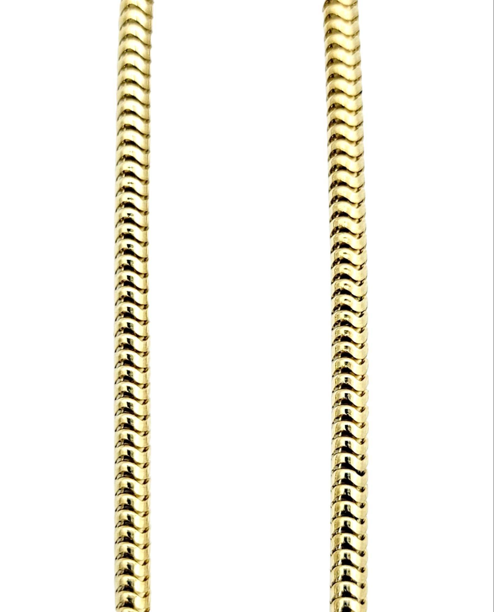 Reiterstiefel, Hut und Pfeilkopf 14K Gelbgold Lariat Halskette mit Diamanten im Angebot 1