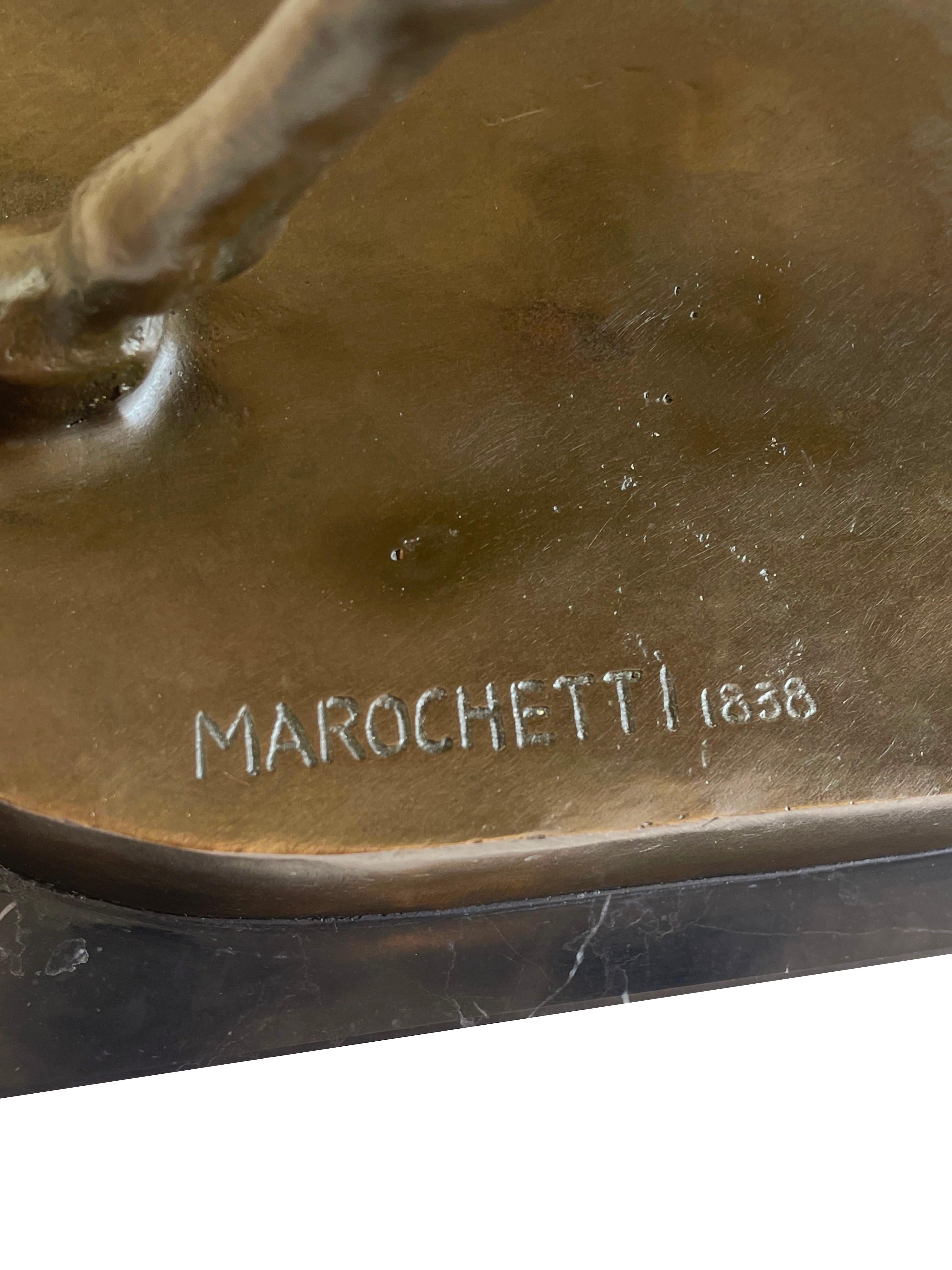 Bronzo Cavallo equestre in bronzo dopo il Marochetti del 1838 di E. Philibert, duca di Savoy in vendita