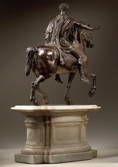 Equestrian Bronze Statue of Roman Emperor Marcus Aurelius