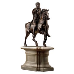 Equestrian Bronze Statue of Roman Emperor Marcus Aurelius
