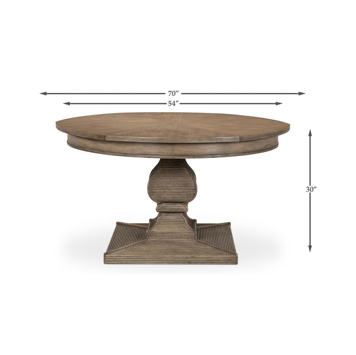 Equestrian Extension Dining Table For Sale 5