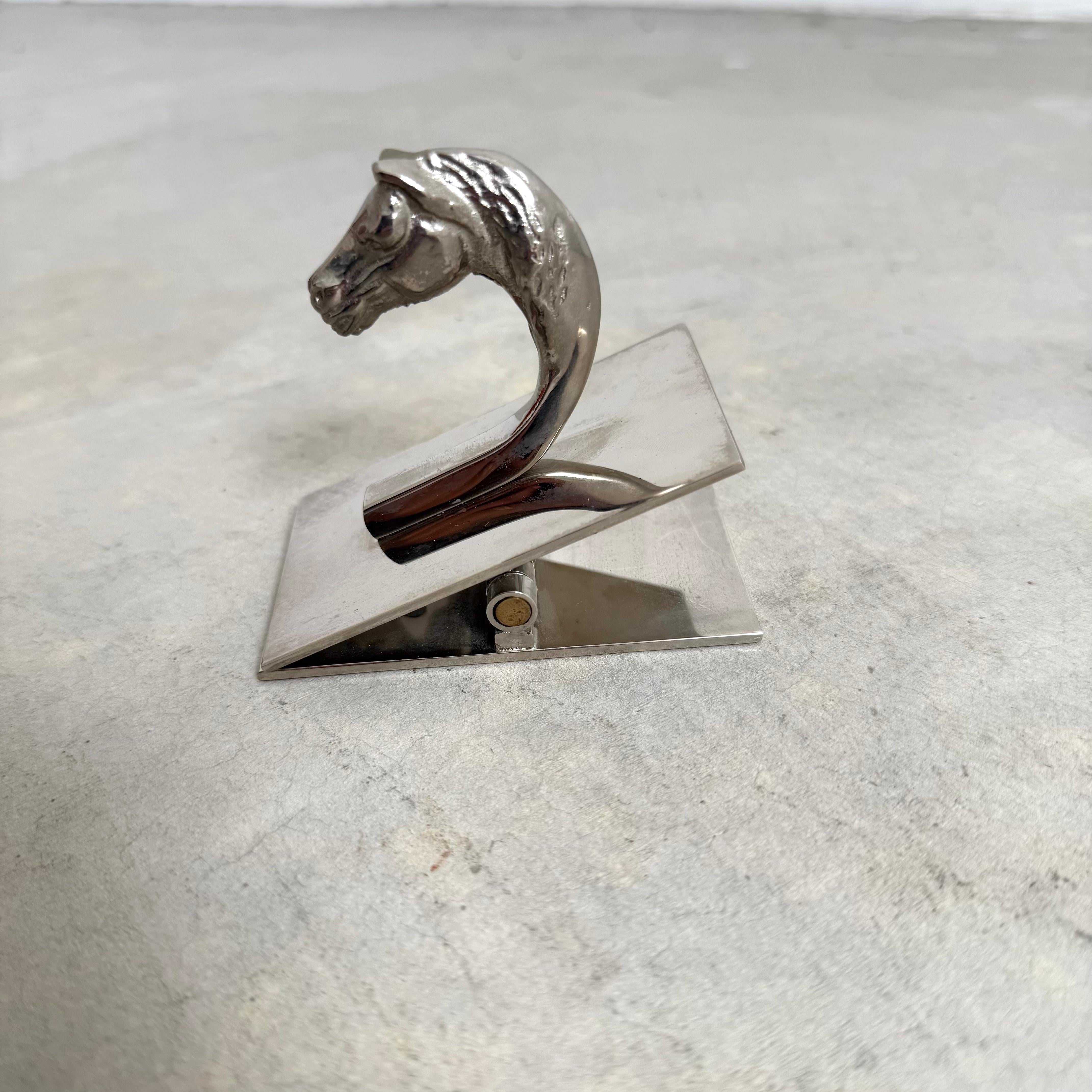 Clip gigante ecuestre, años 60 Francia Metal en venta